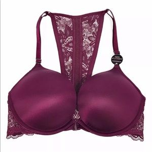 VS FRONT-CLOSE BOMBSHELL BRA RACERBACK 32C